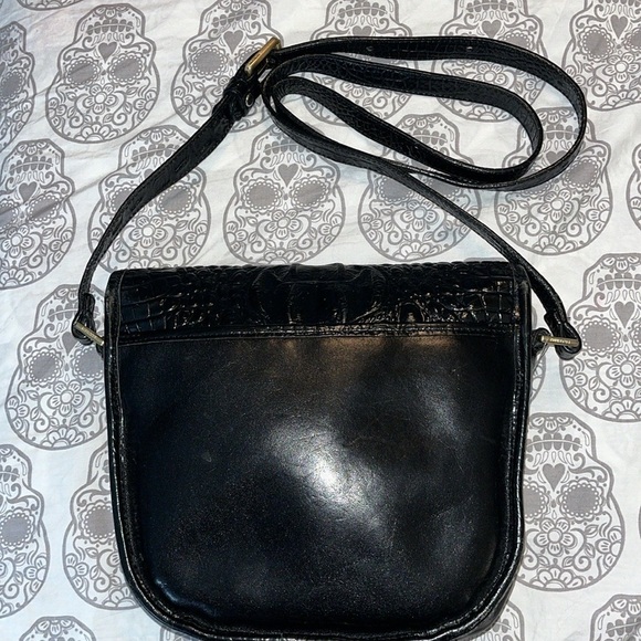 Brahmin Crocodile Black shoulder purse/Crossbody. Beautiful condition - Picture 4 of 9